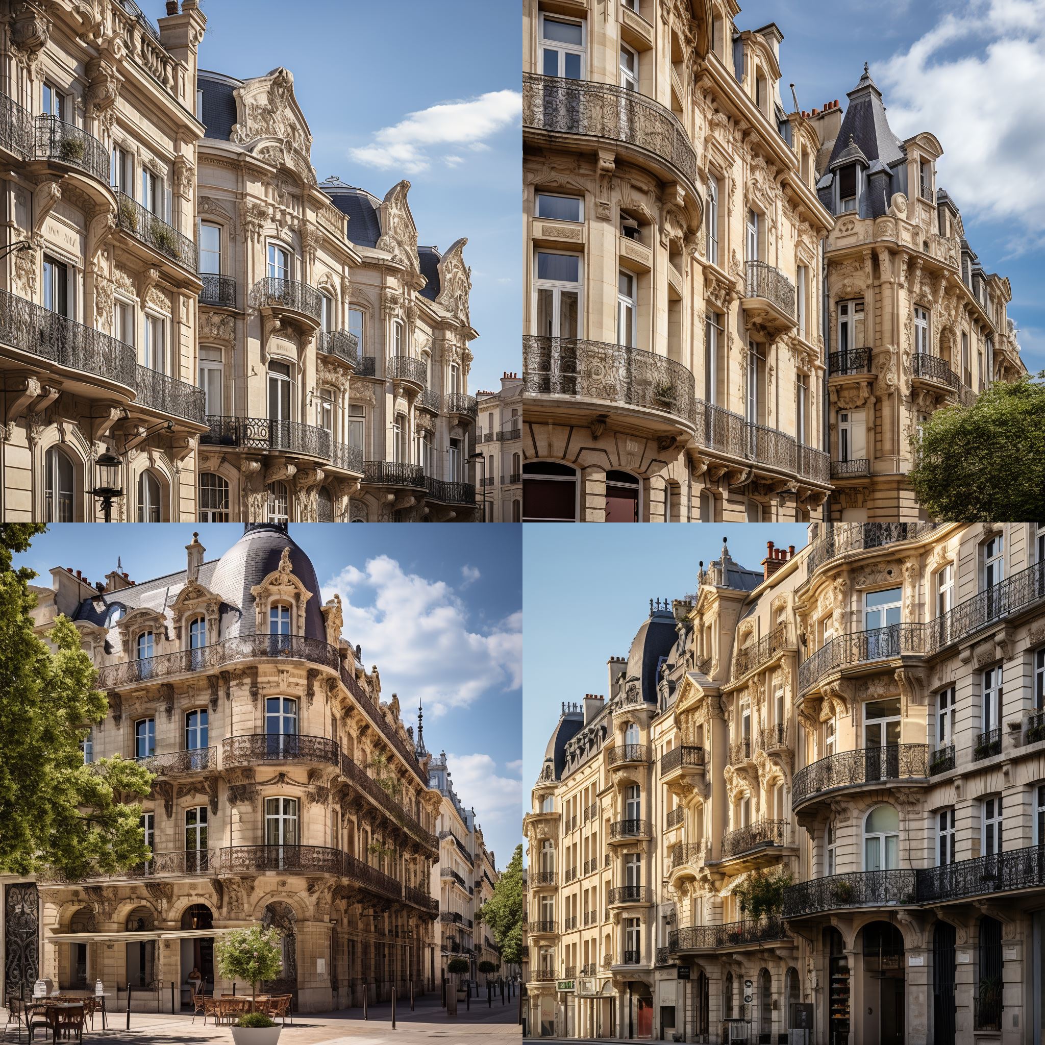 Immeubles haussmanniens à Bordeaux