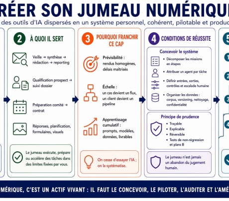 Créer son jumeau numérique : passer de l’IA gadget à l’IA productive