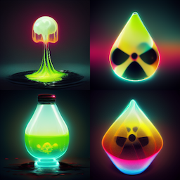 Glowing Radioactively